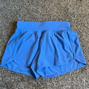 Reebok Women's Sky Blue Athletic Shorts